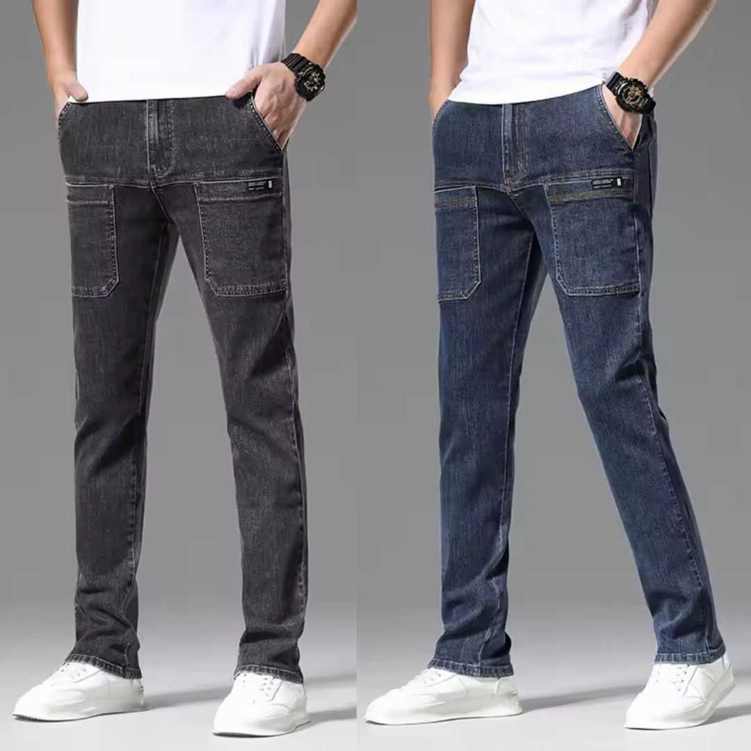 6-Pocket,Stretch,Denim,Jeans,for,Men,–,Slim,Fit,Regular,Cut