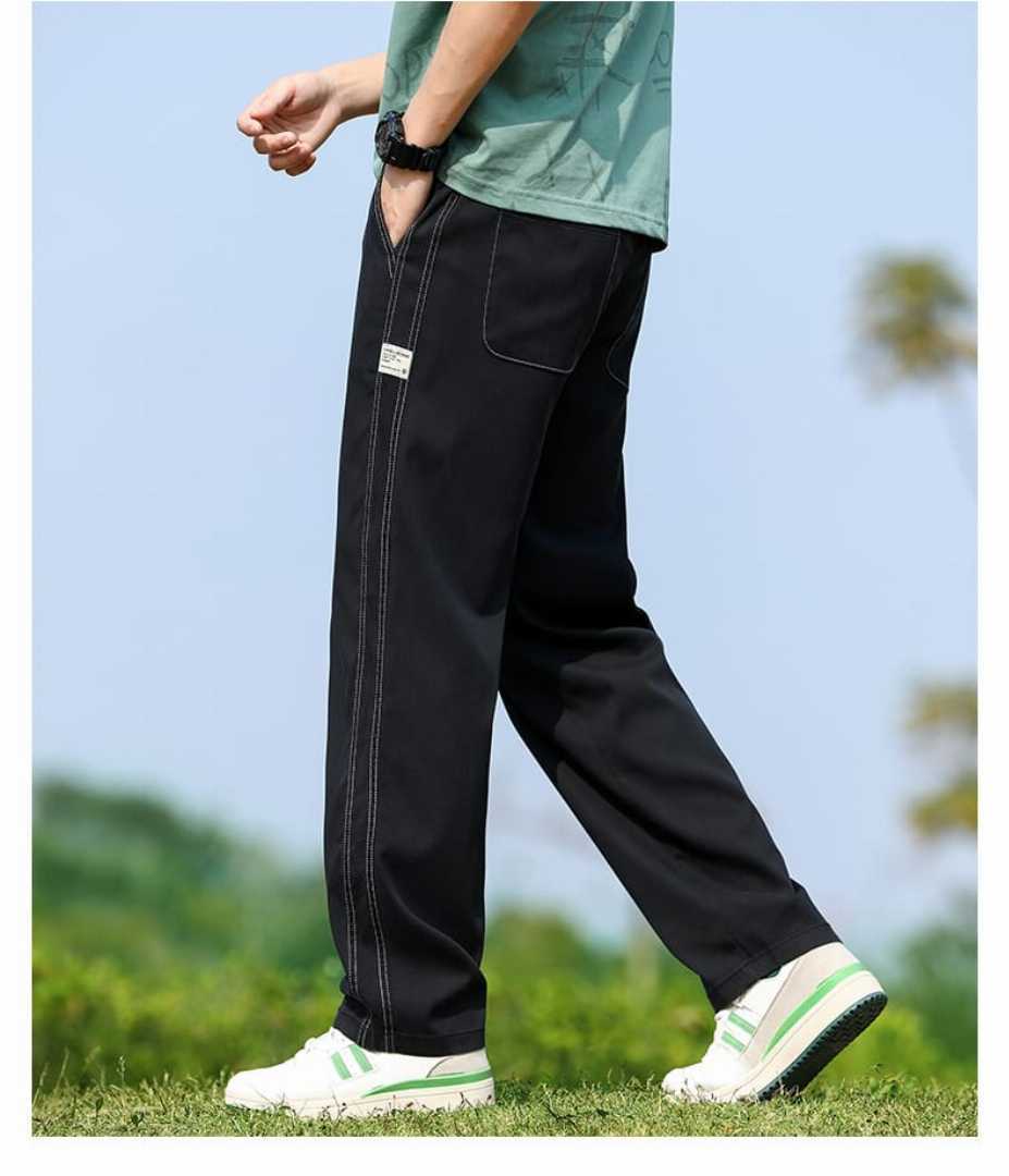 SUPER,SOFT,DENIM,TROUSER,(Black)